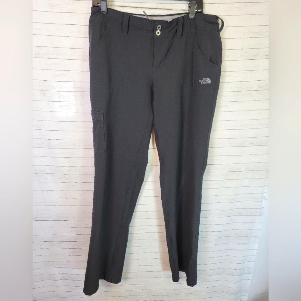 THE NORTH FACE BLACK STRAIGHT LEG PANTS, SZ 12
